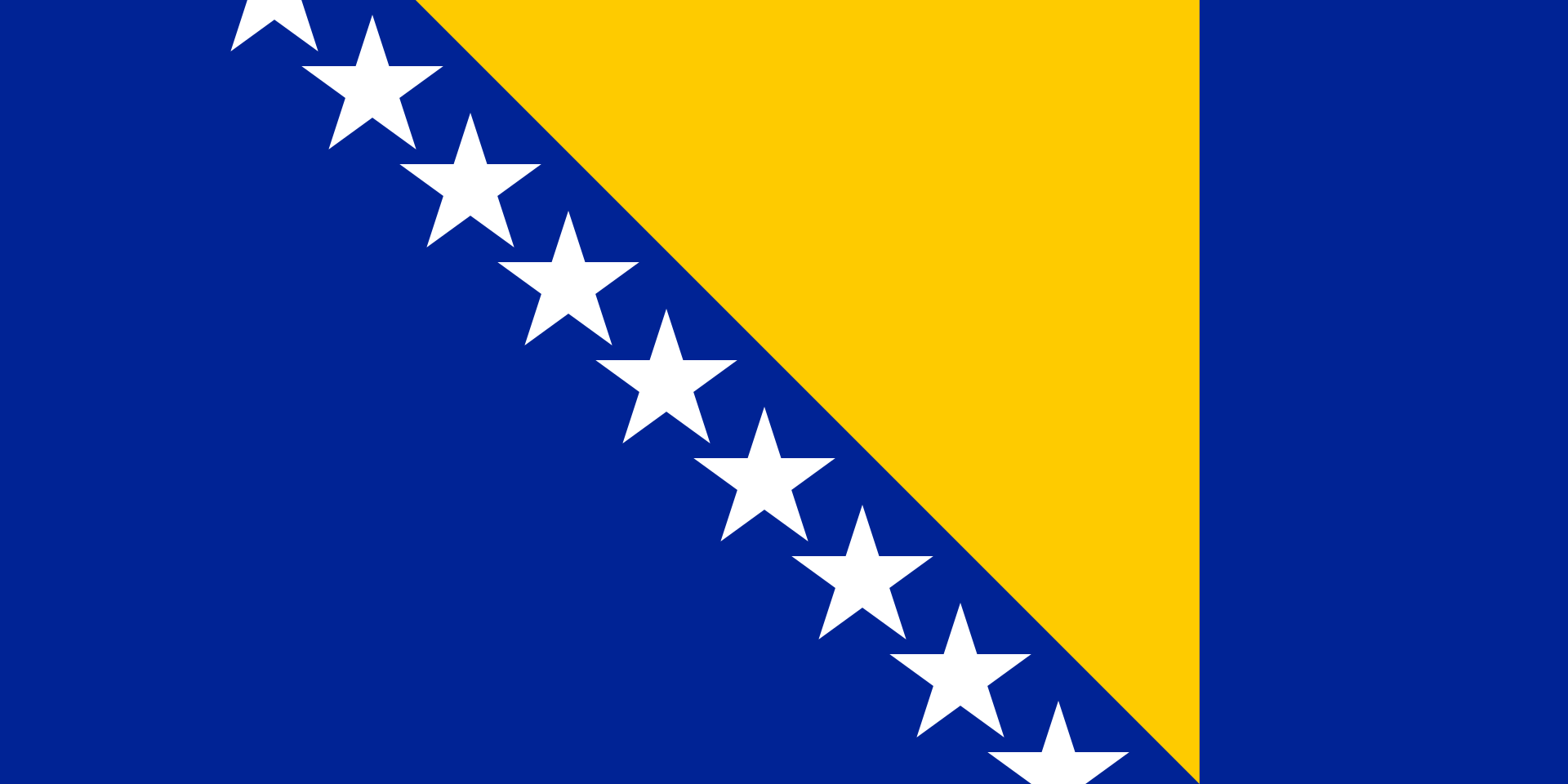 صادرات سیرنگ به کشور بوسنی - پرچم کشور بوسنی