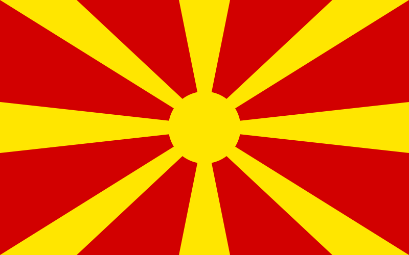 پرچم کشور مقدونیه صادرات سیرنگ به کشور مقدونیه